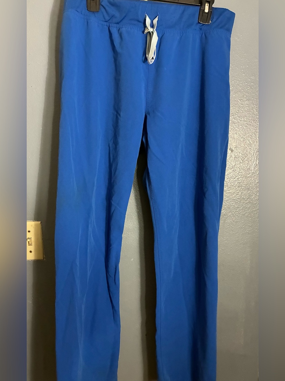 Figs women's royal blue Drawstring scrub pants